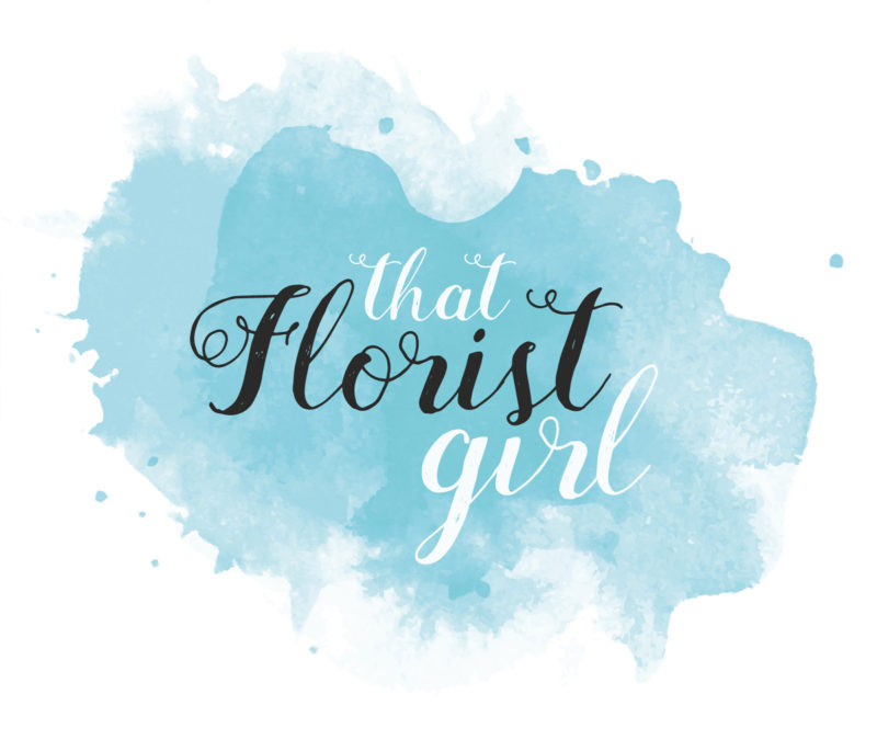 that florist girl logo